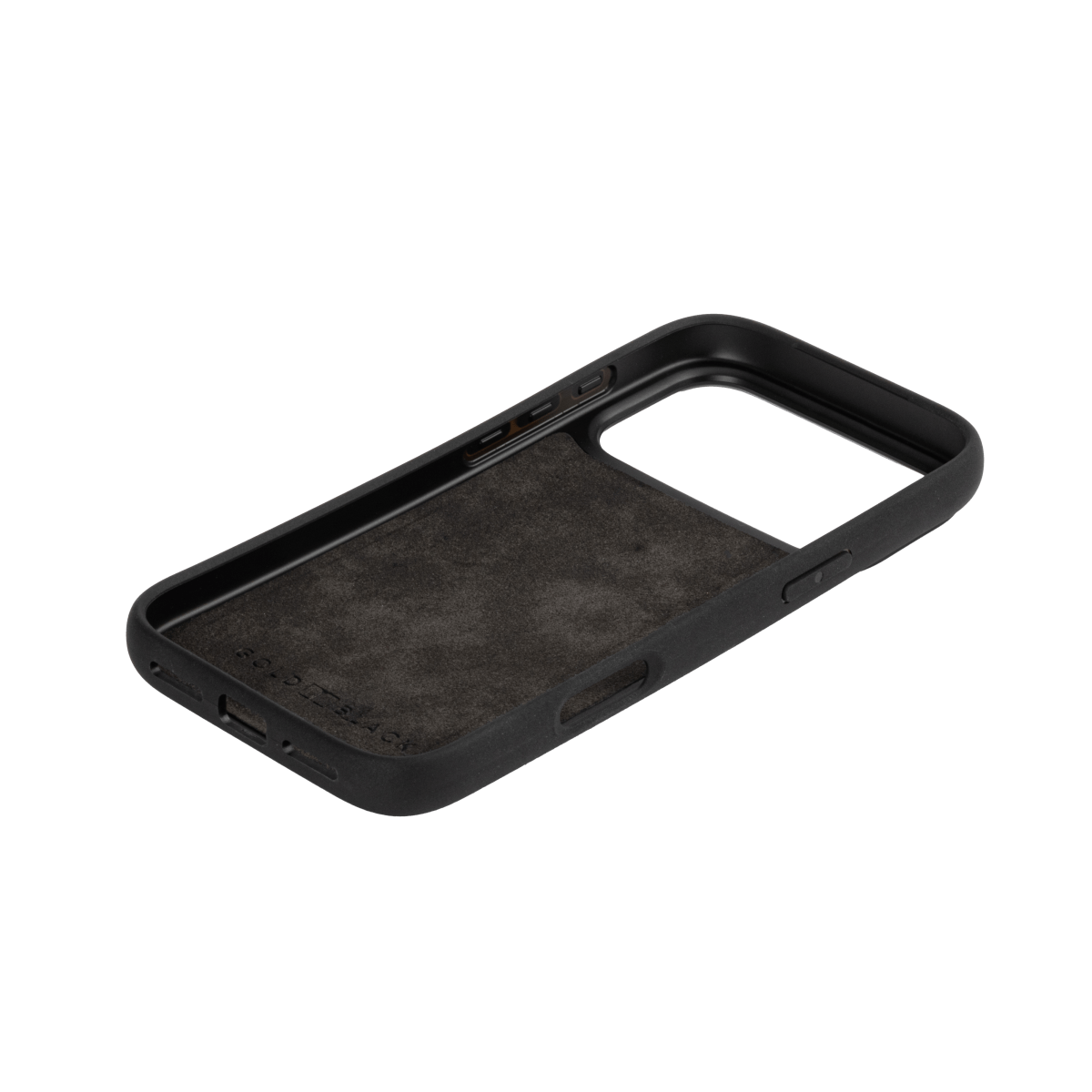 iPhone 17 Pro Max Lederhülle Nappa - MagSafe kompatibel - GOLDBLACKpremium
