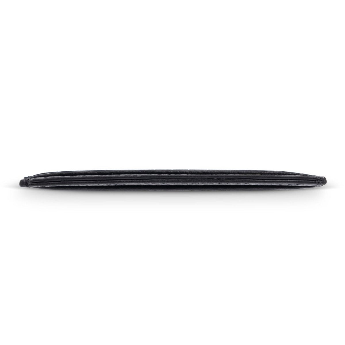Kartenetui CrocPrestige aus echtem Leder in grau - GOLDBLACKpremium
