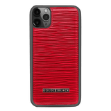 iPhone 11 Pro Max Lederhülle Unico Rot - GOLDBLACKpremium