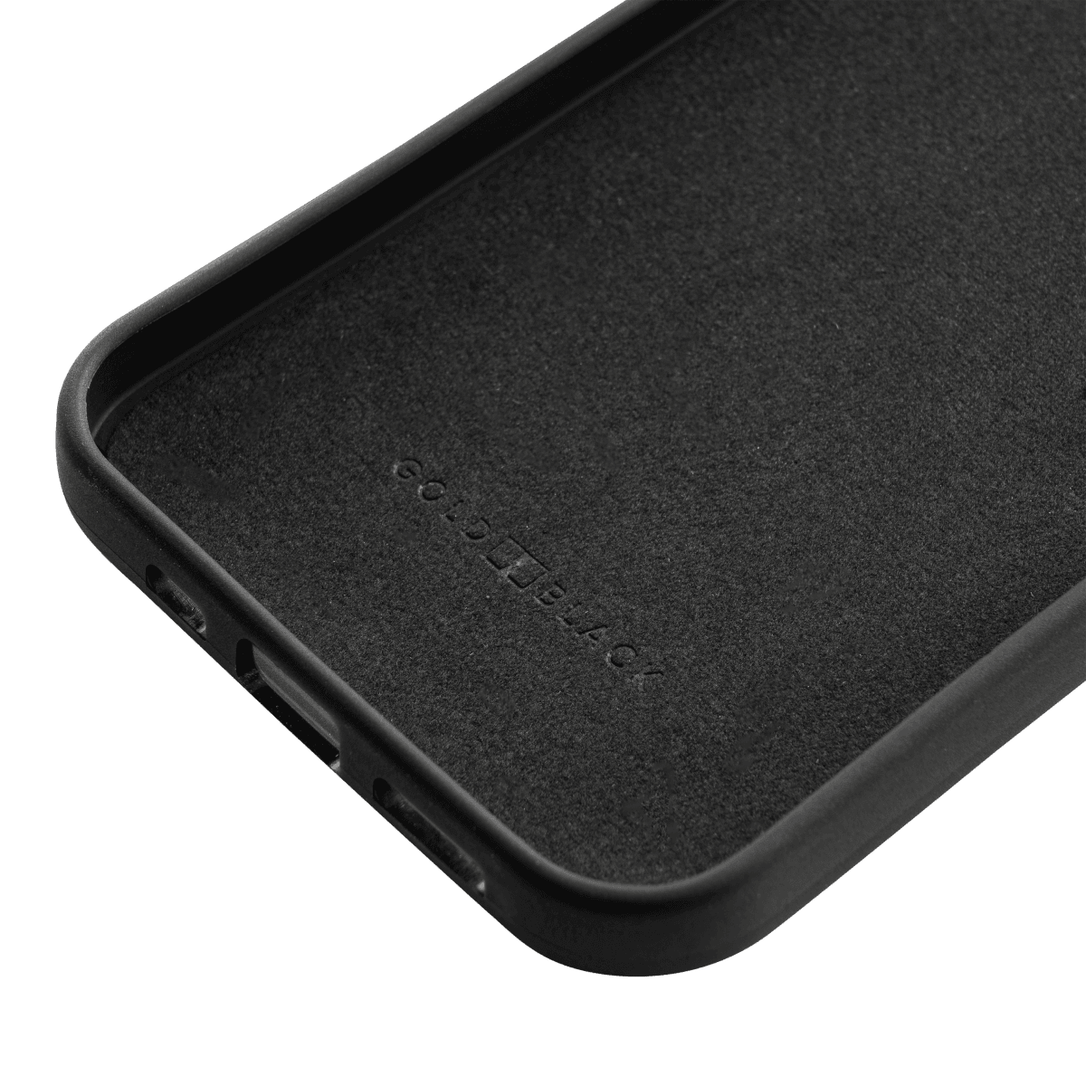 iPhone 12 / 12 Pro Lederhülle Nappa Blau - GOLDBLACKpremium